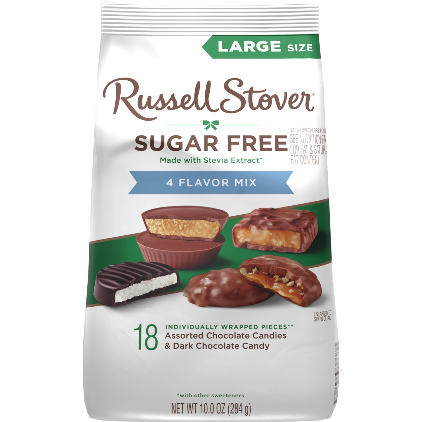 RUSSELL STOVER Sugar Free 4 Flavor Mix in Chocoalte Candy & Dark Chocolate Candy