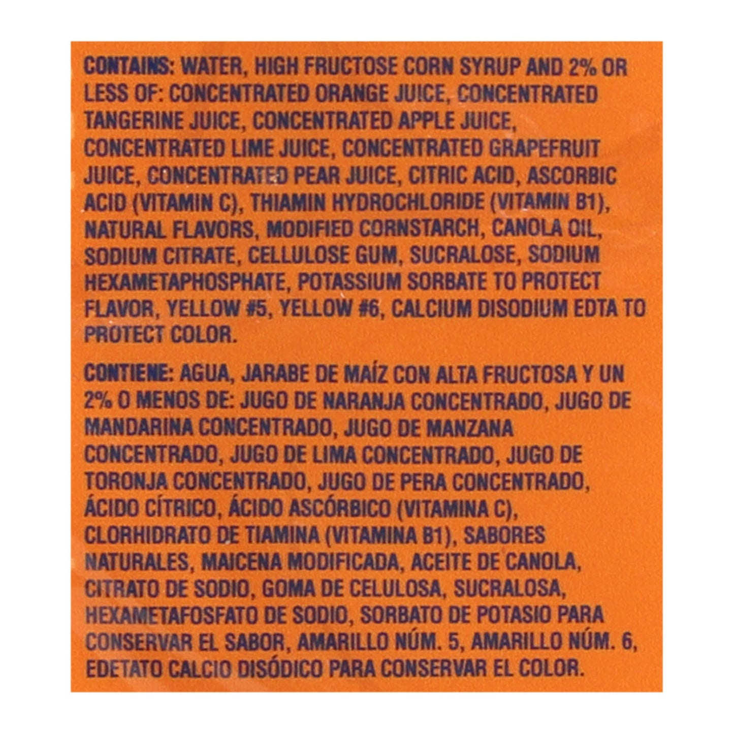 SUNNYD Tangy Original Shelf Stable Orange Juice Drink, 18 Count, 6.75