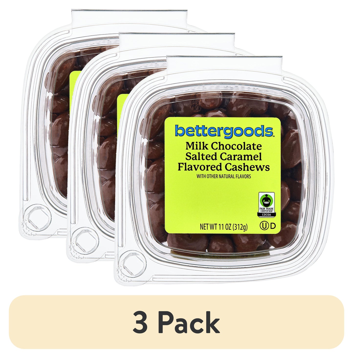 bettergoods Milk Chocolate Salted Caramel Flavored Cashews, 11 oz