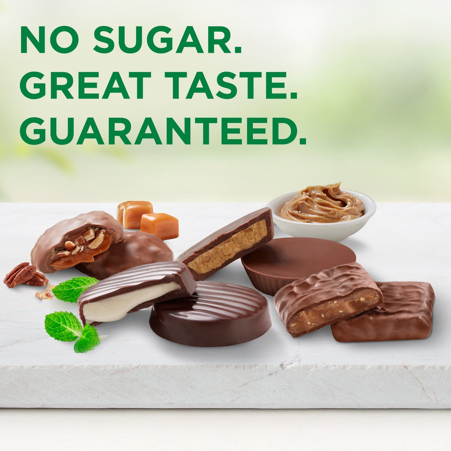 RUSSELL STOVER Sugar Free 4 Flavor Mix in Chocoalte Candy & Dark Chocolate Candy