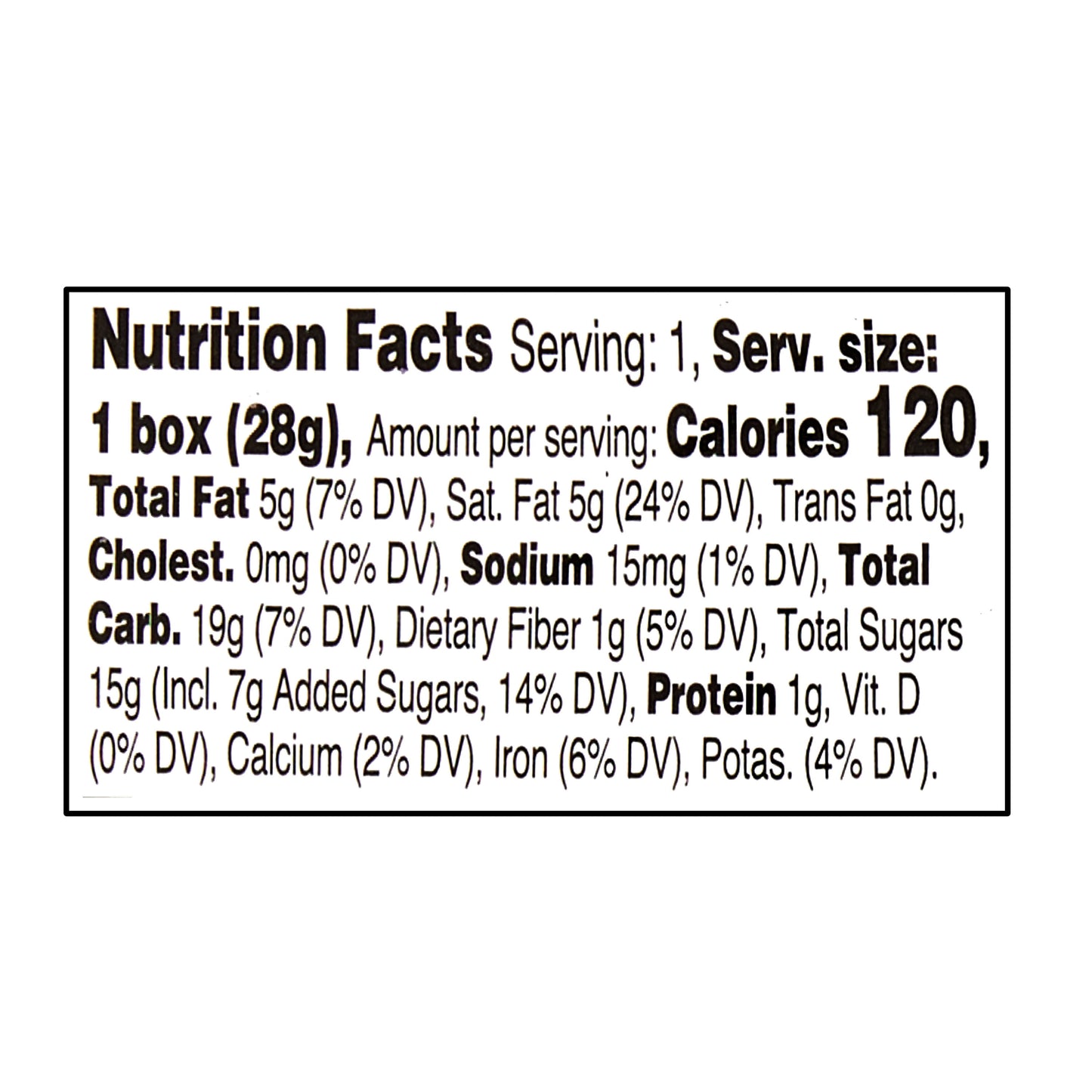 Great Value Chocolate Flavored Cocoa Yogurt Raisins, 1 oz, 6 (3 pack)