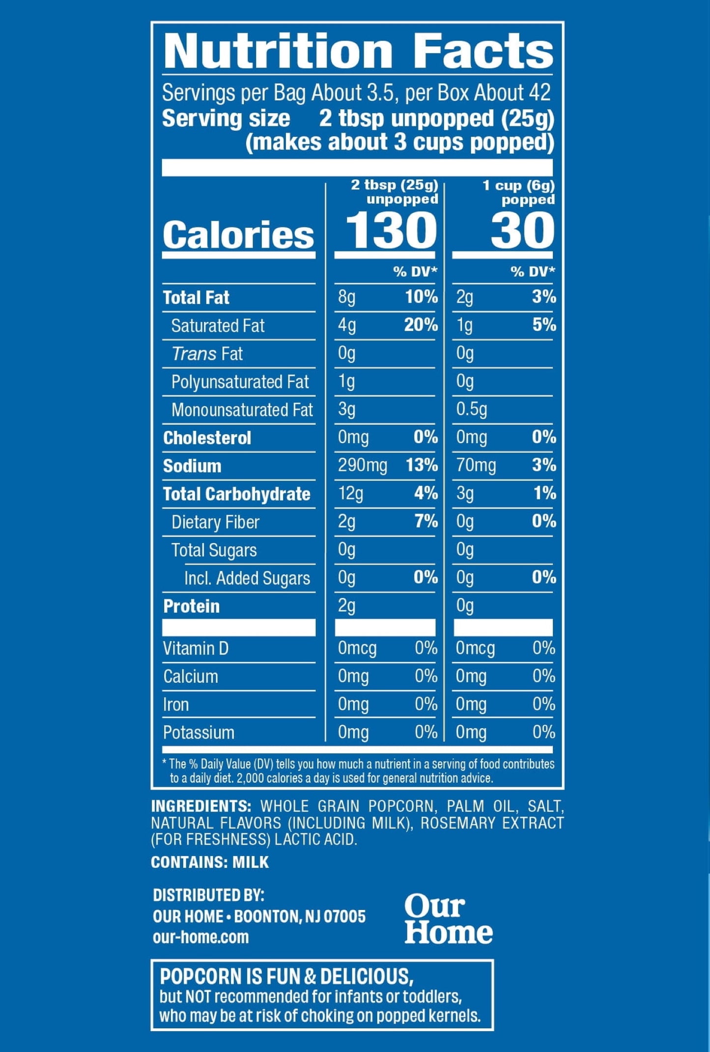 Pop Secret Microwave Popcorn, Homestyle Butter Flavor, 3.2 oz Sharing