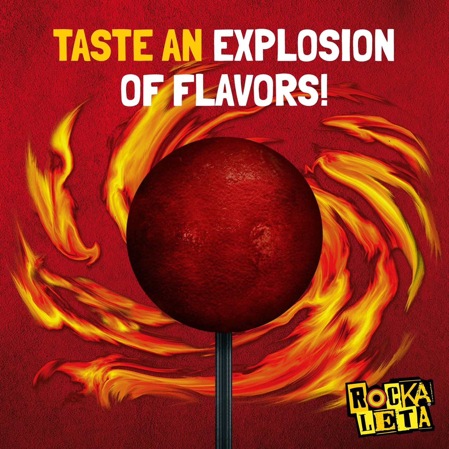 Sonric's Rockaleta Lollipops, Mexican Lollipop with Bubble Gum Center, 20 Count
