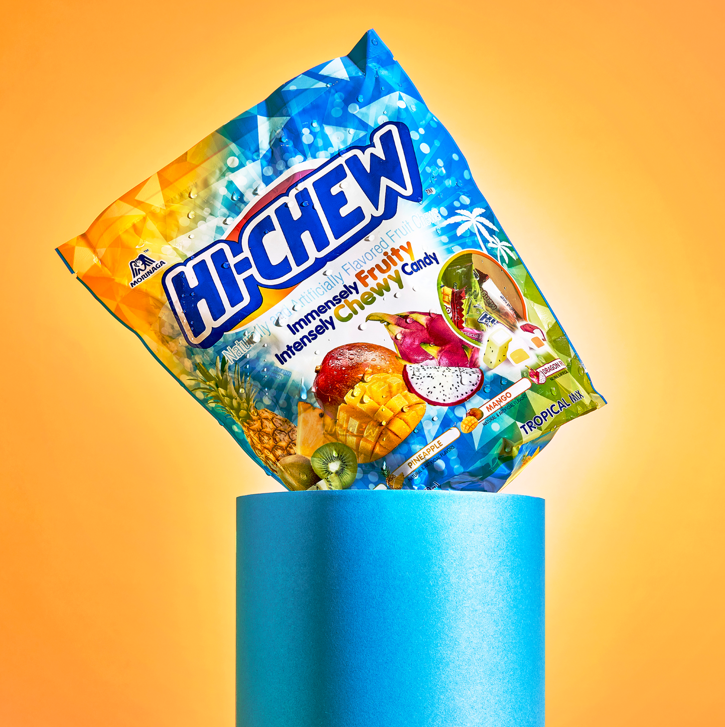 Hi-Chew Tropical Mix Chewy Candy, 12.7 oz, Bag