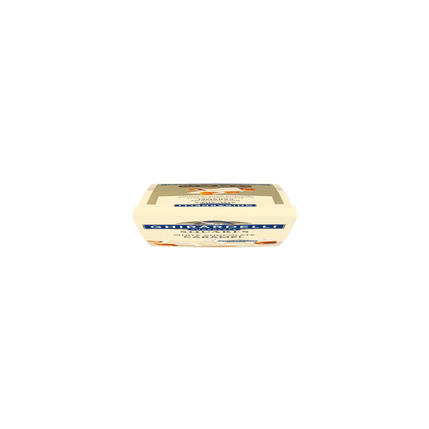 GHIRARDELLI White Chocolate Candy SQUARES with Caramel Filling, 5 oz B
