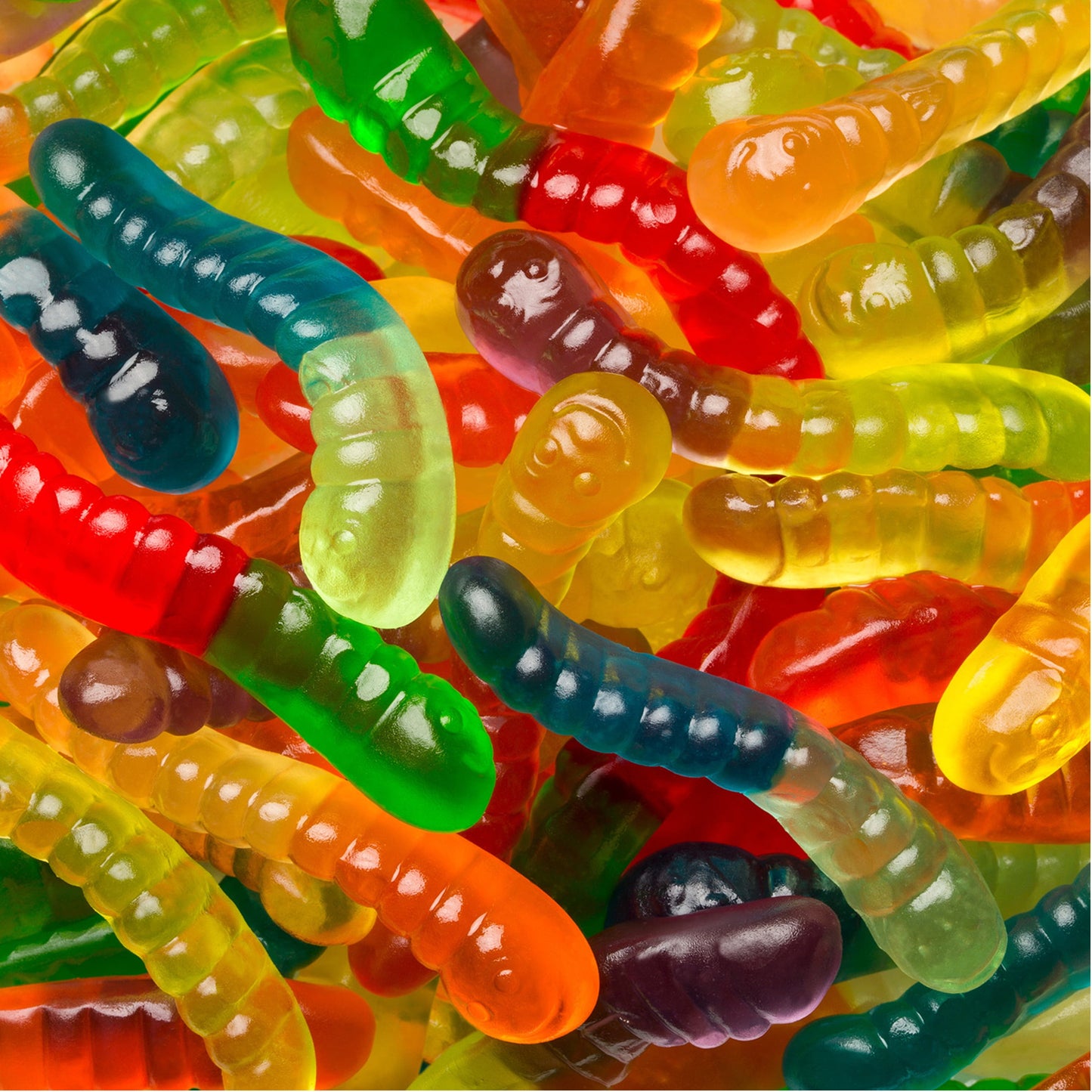 Albanese 12 Flavor Mini Gummi Worms, 36oz Resealable Bag, Family Size