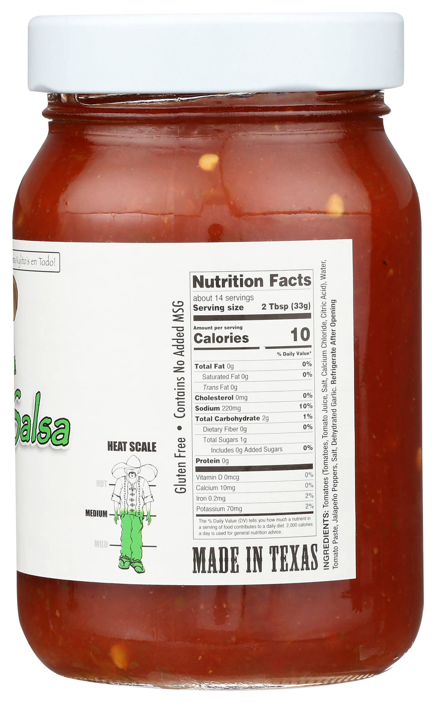 Kylito's Salsa® Original Salsa 16 oz. Jar