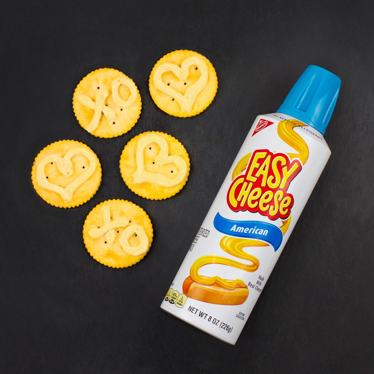 EASY CHEESE American Cheese Snack, 8 oz