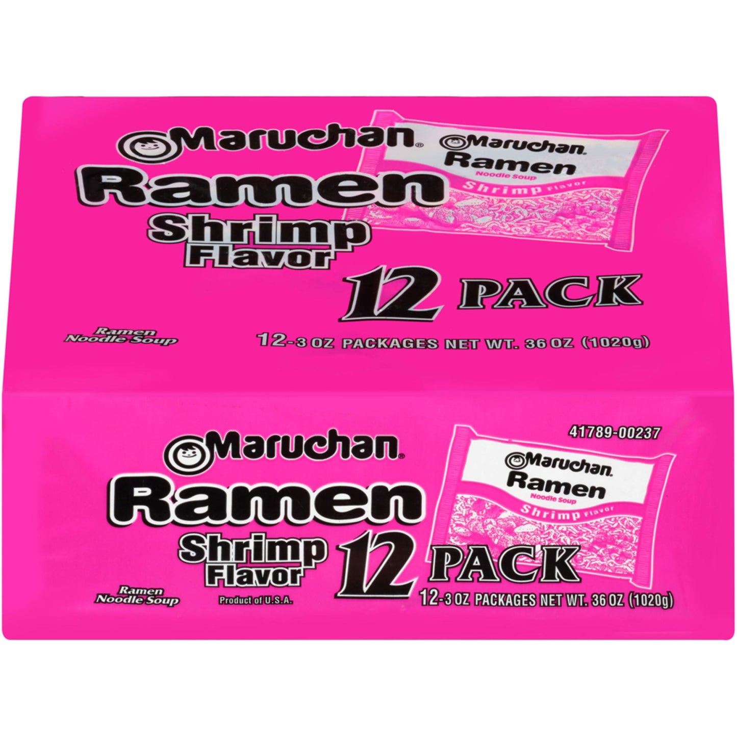 Maruchan Ramen Noodle Soup, Shrimp Flavor Instant Noodles, 3 oz, Pack of 12