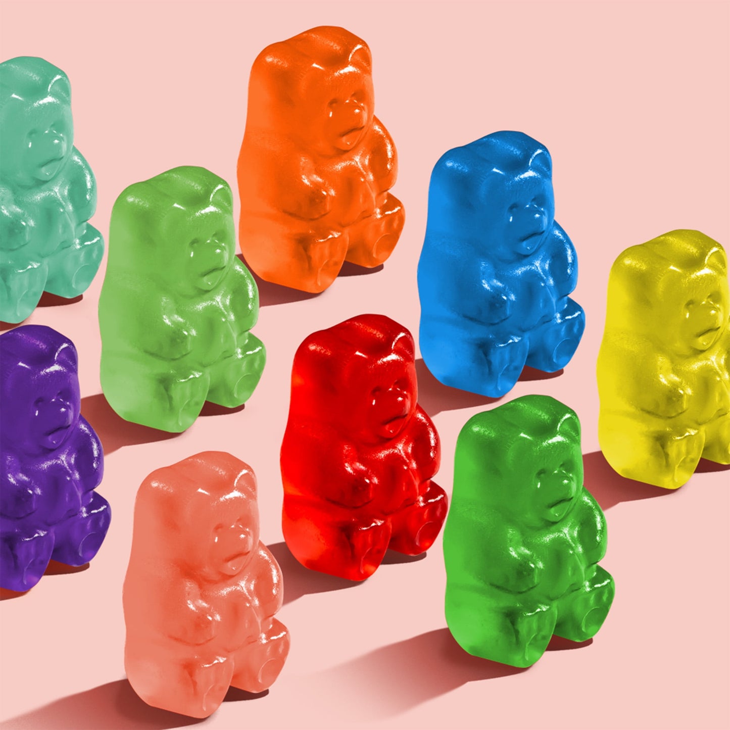 Albanese World's Best 12 Flavor Gummi Bears, Family Size Share 36 oz