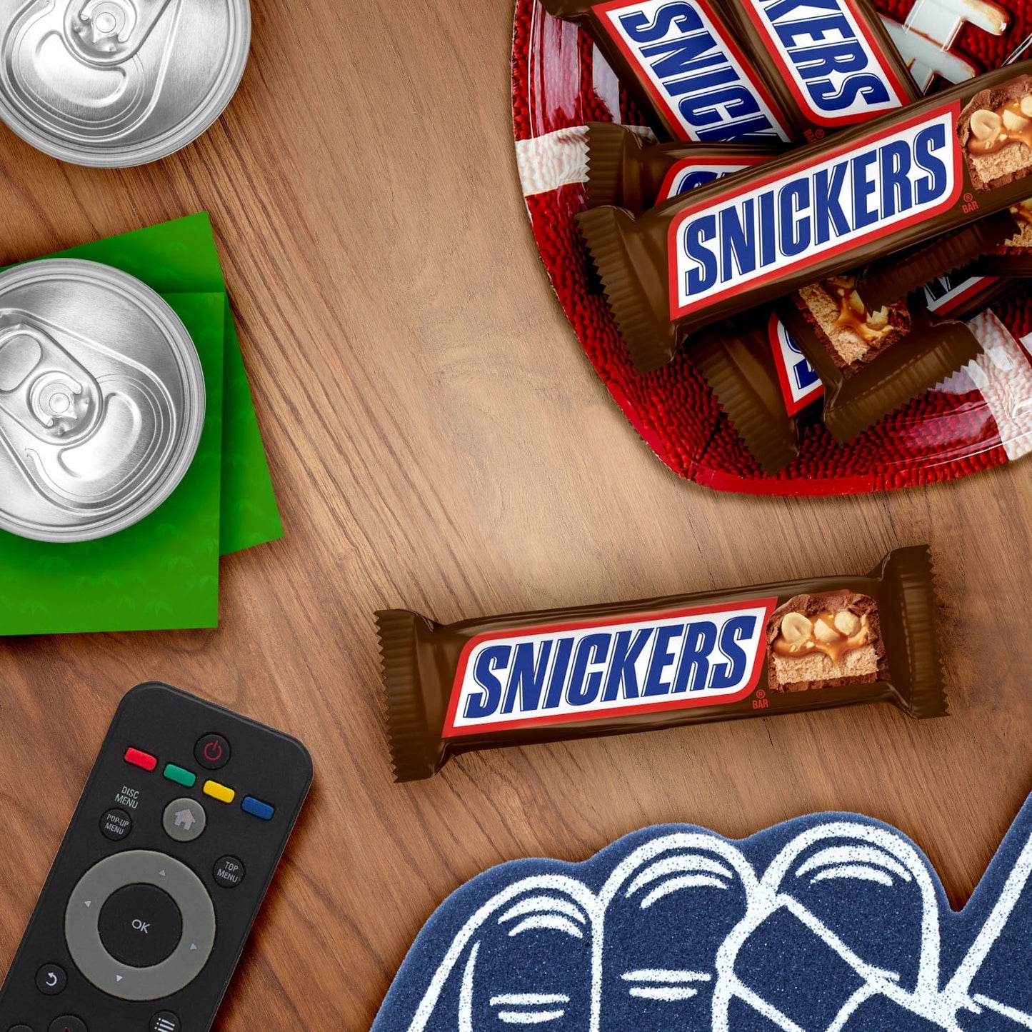 Snickers Full Size Chocolate Candy Bars - 11.16 oz (6 Pack)