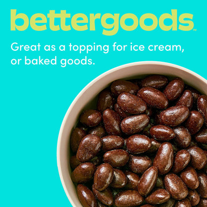 bettergoods Dark Chocolate Almonds, 12 oz
