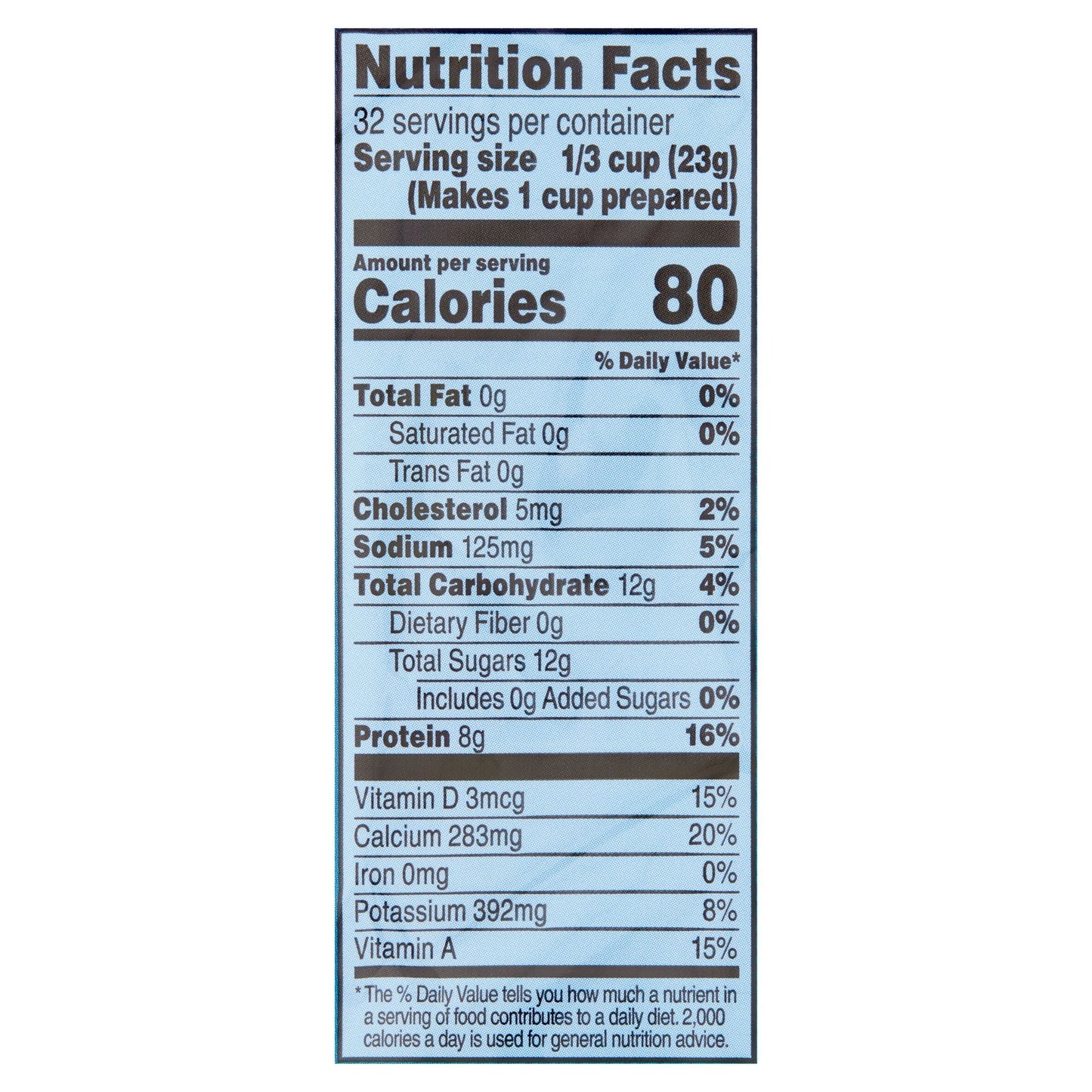 Great Value Instant Nonfat Dry Milk, 25.6 oz Bag