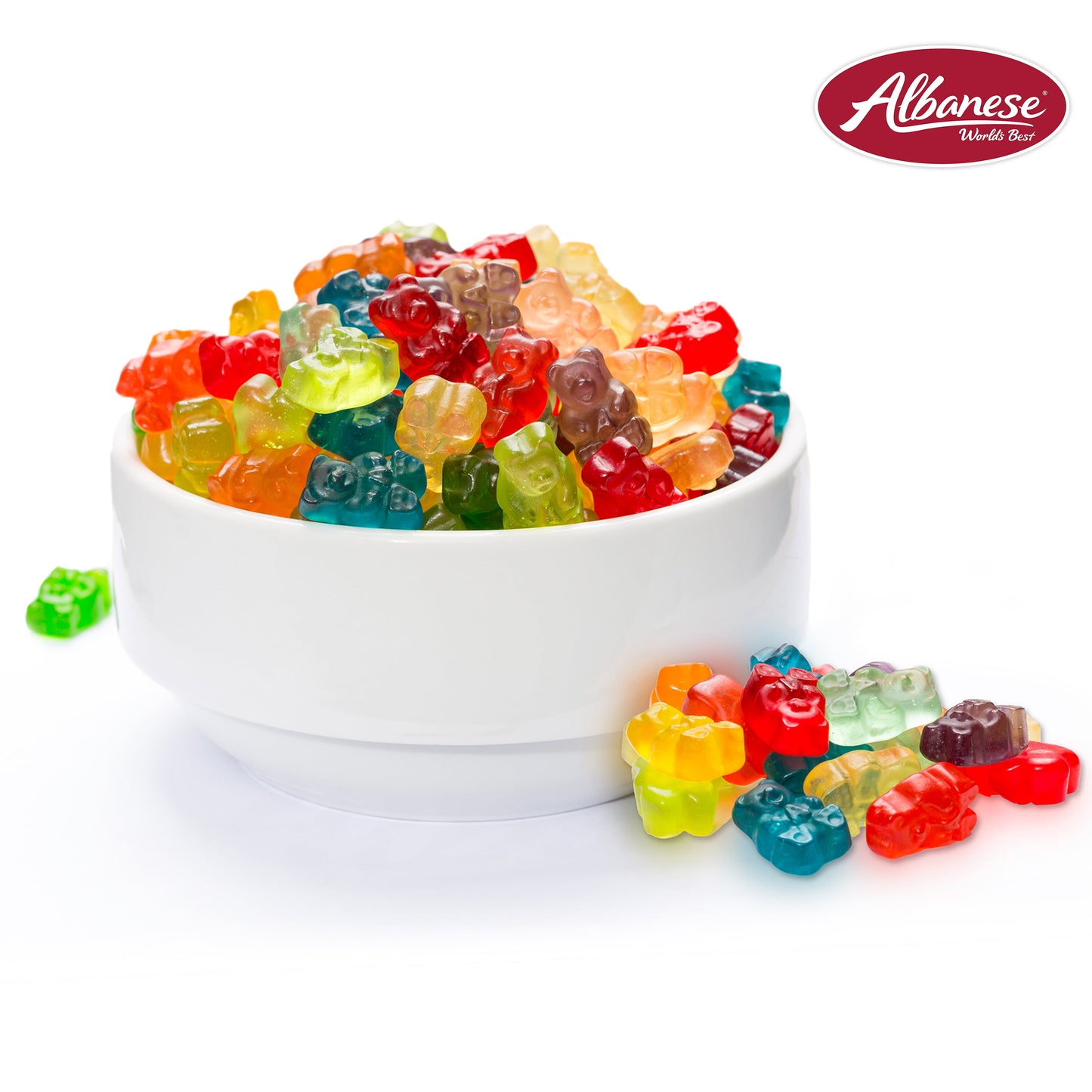 Albanese World's Best 12 Flavor Gummi Bears, Family Size Share 36 oz
