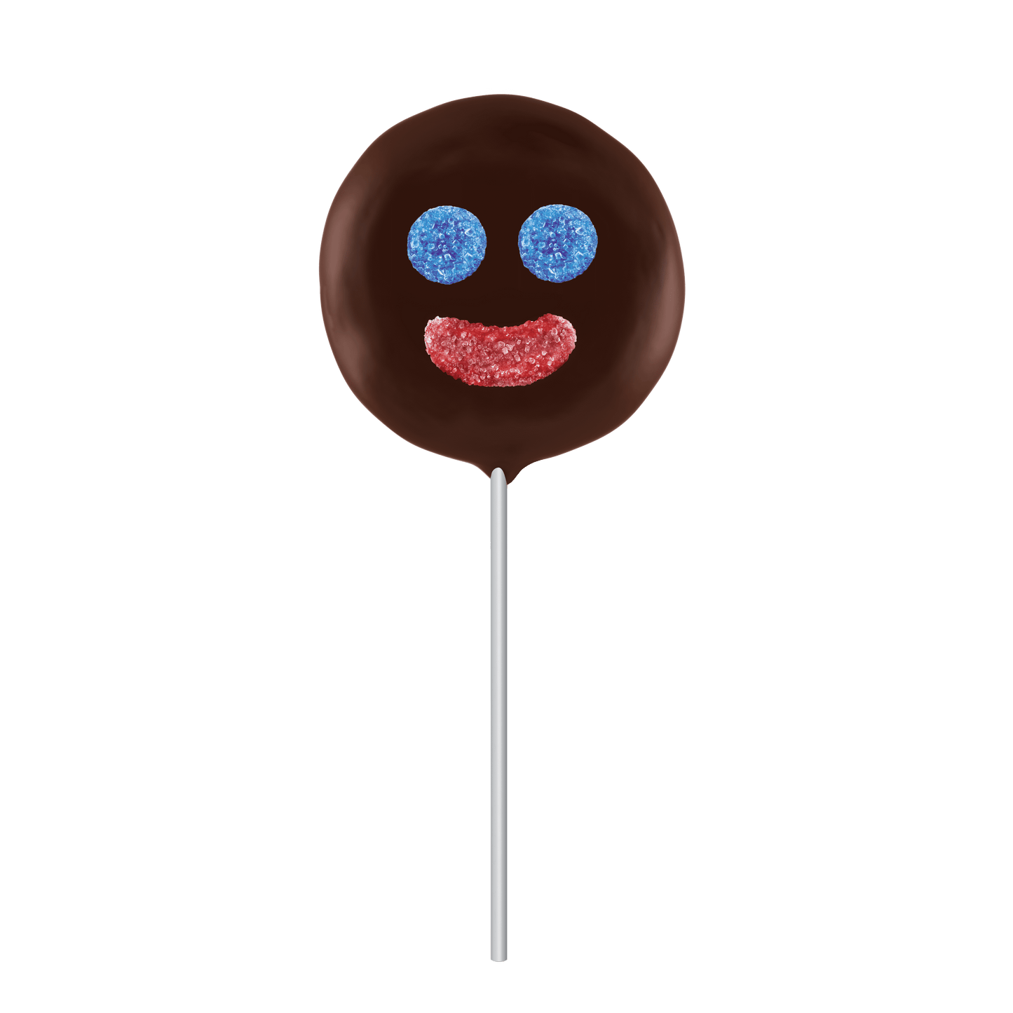 Ricolino Paleta Payaso Chocolate Marshmallow Lollipop, 10 Count Box