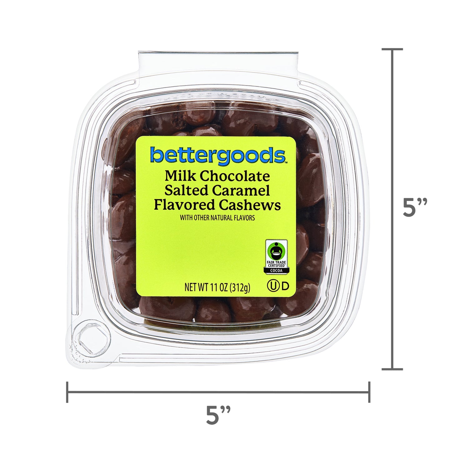 bettergoods Milk Chocolate Salted Caramel Flavored Cashews, 11 oz
