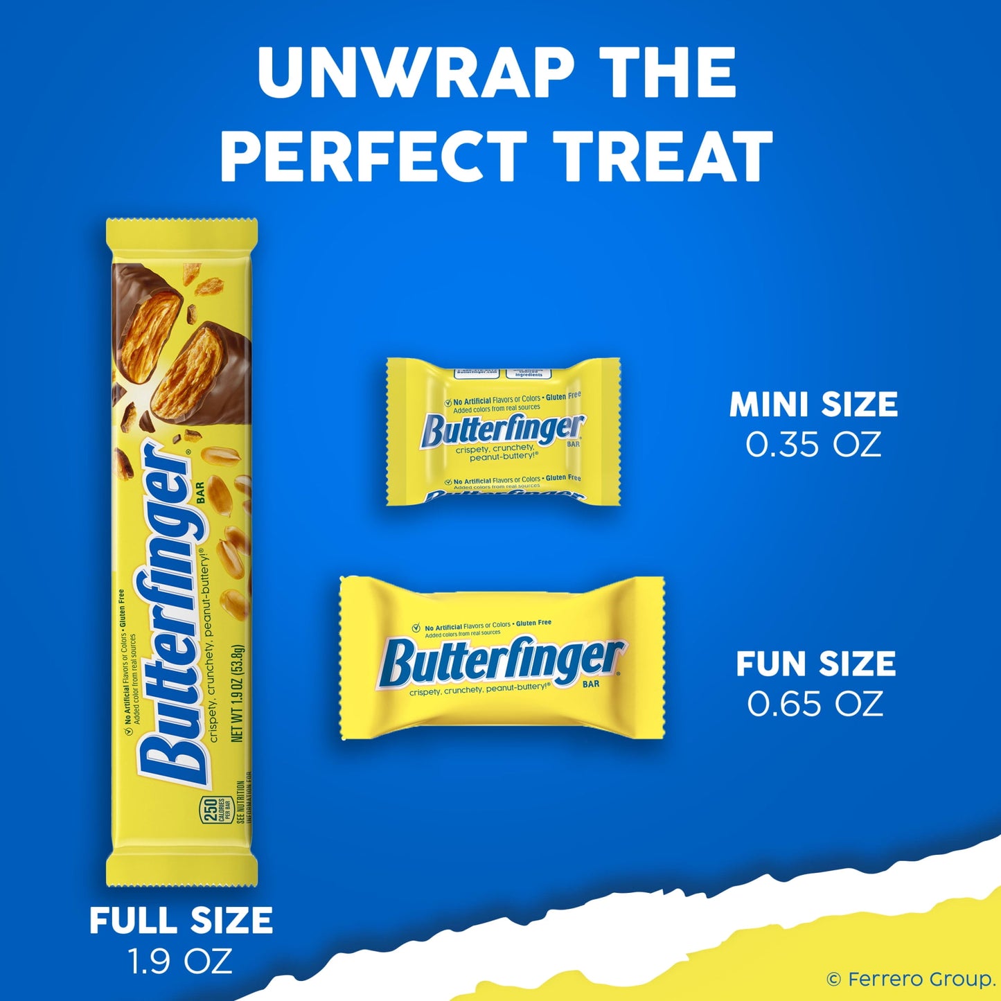 Butterfinger Full Size Candy Bar, 6 Count, 1.9 oz
