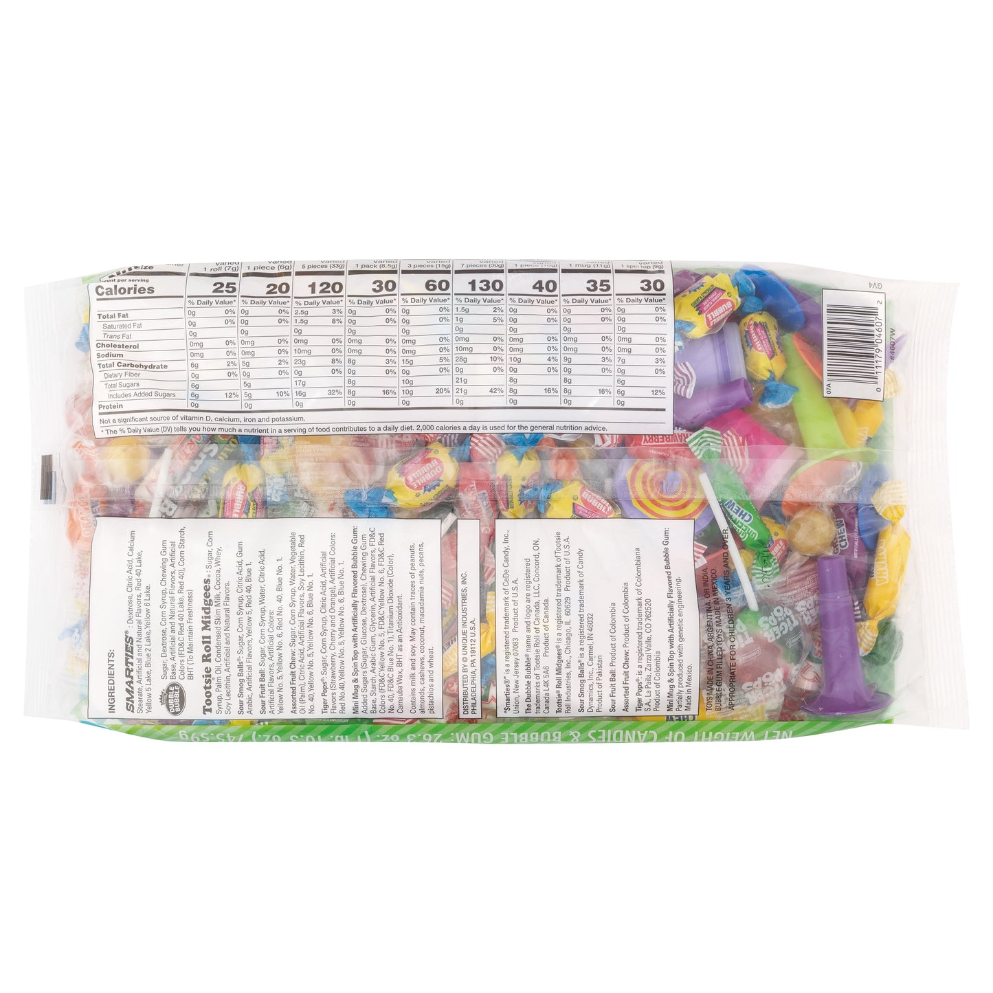Assorted Candy and Toys Pinata Filler, 2 lbs
