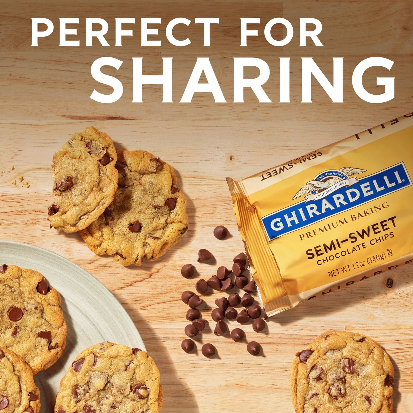 GHIRARDELLI Semi-Sweet Chocolate Premium Baking Chips Chocolate Chips