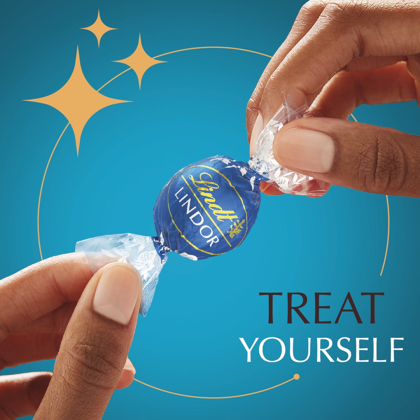 Lindt Lindor Sea Salt Milk Chocolate Candy Truffles, 5.1 oz. Bag