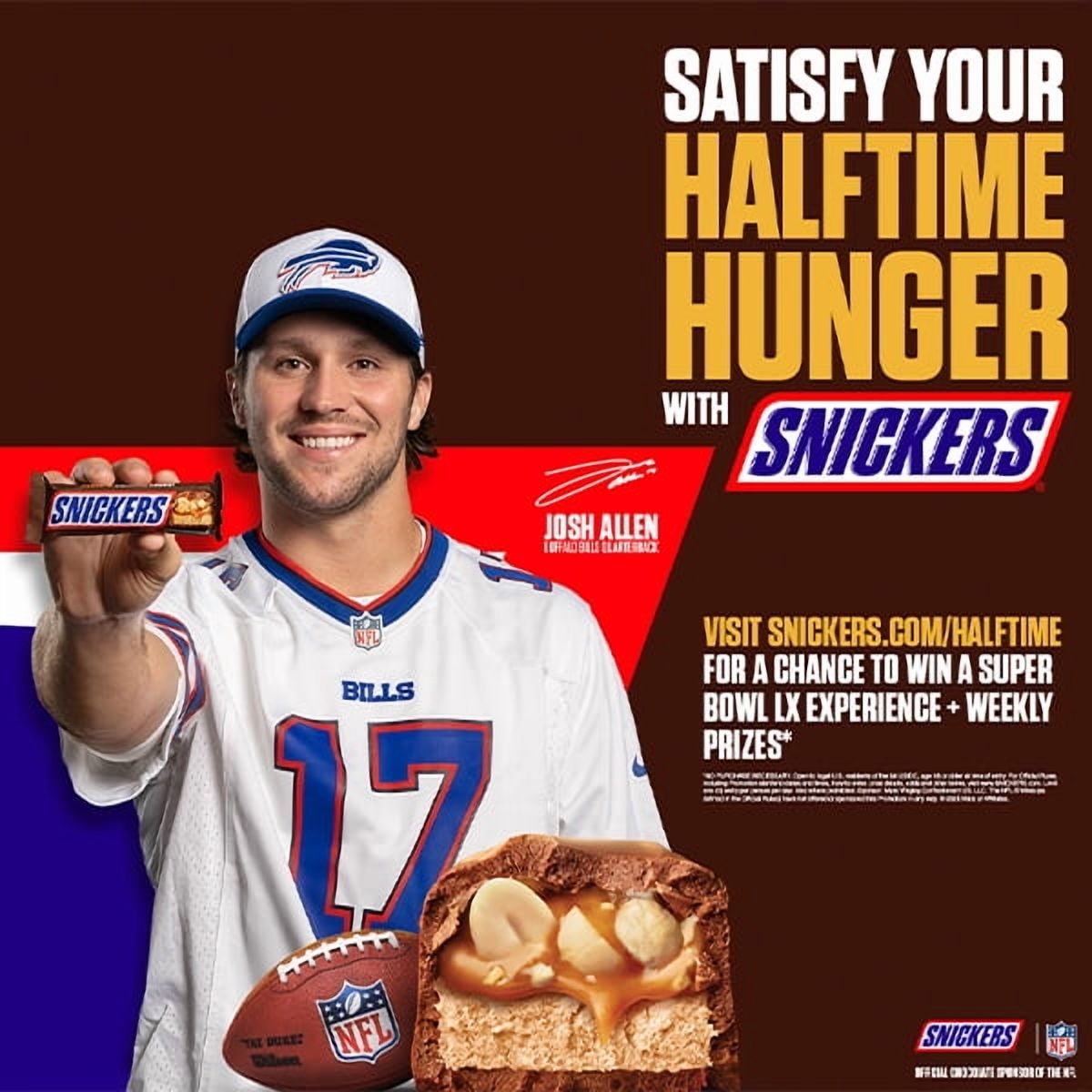 Snickers Fun Size Football Chocolate Bars Variety Pack, Party Size - 2