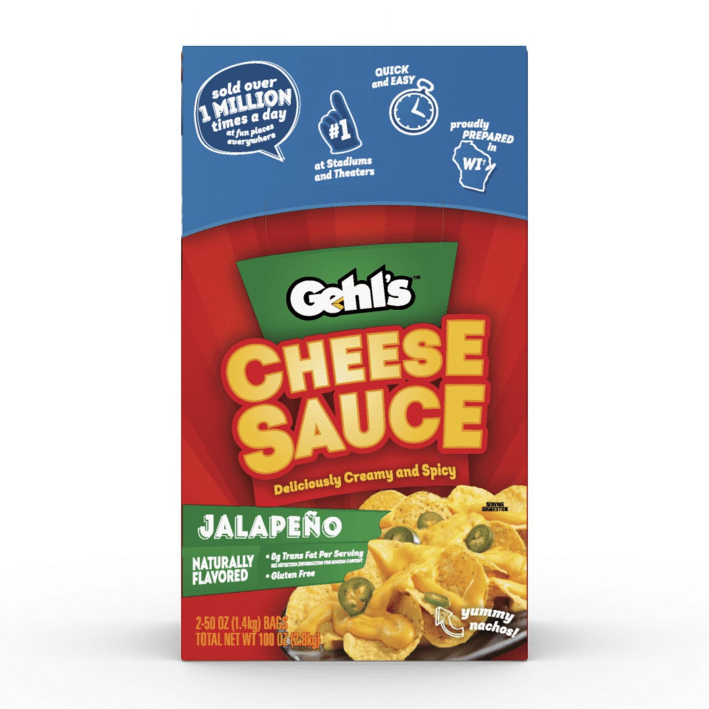 Gehl's Cheese Sauce Jalapeno, 50 oz, 2 Count