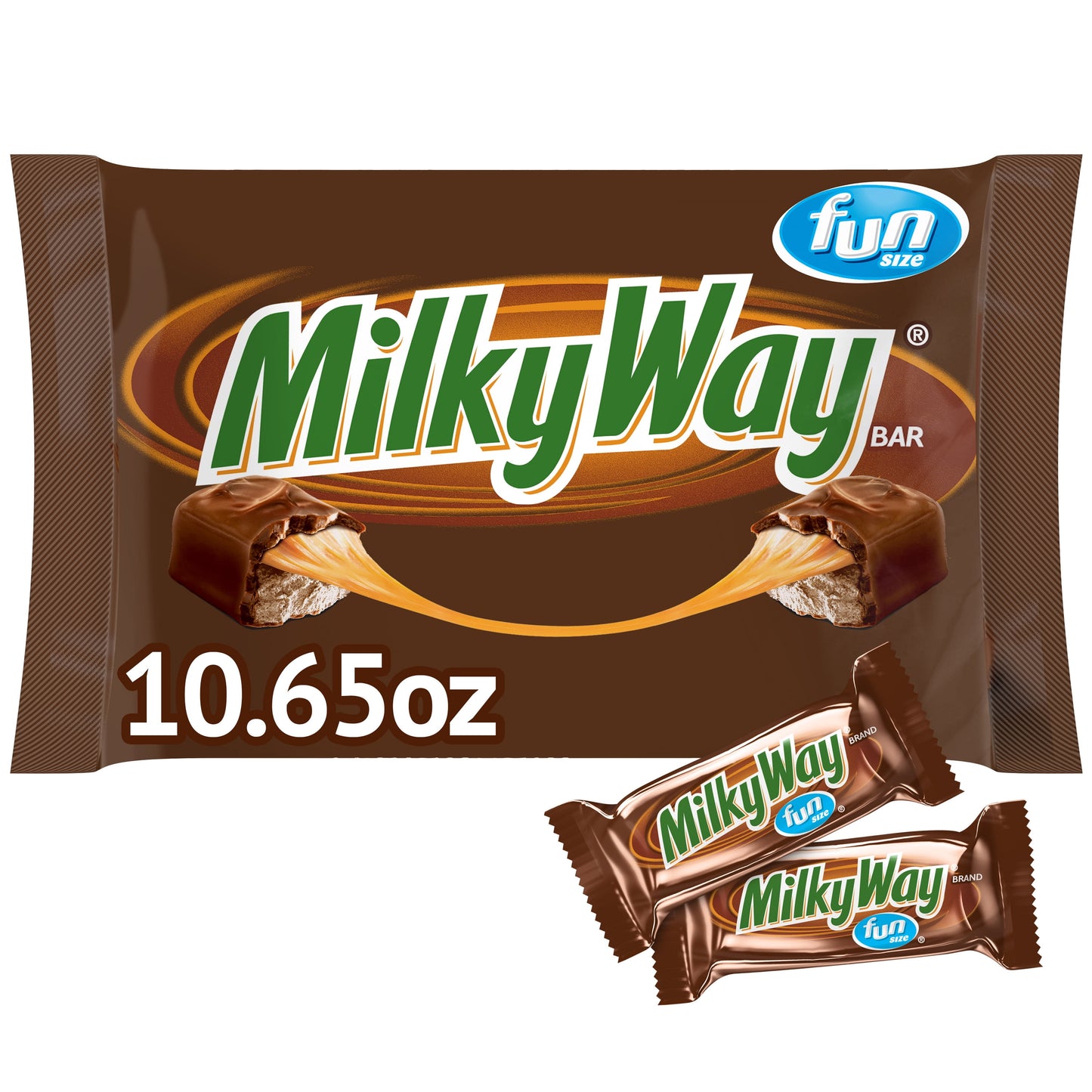 Milky Way Fun Size Milk Chocolate Candy Bars - 18.47 oz Bag
