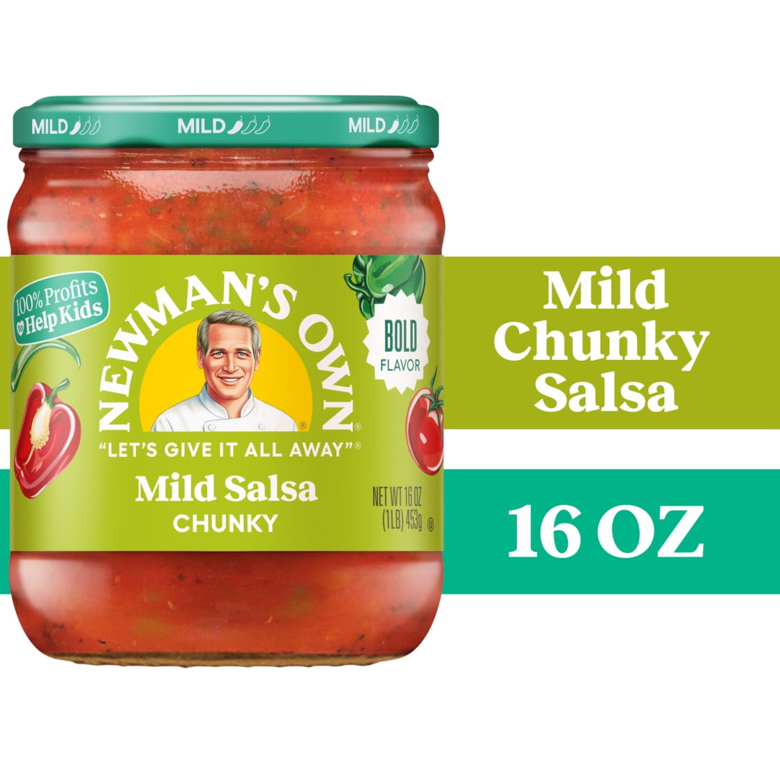 Newman's Own Chunky Mild Bold Flavor Salsa