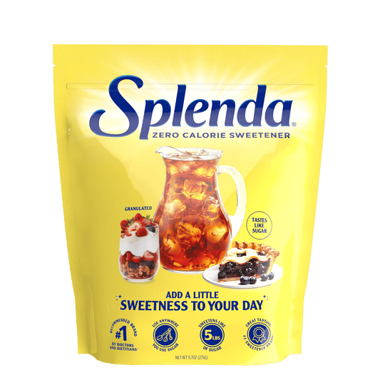 Splenda Zero Calorie Sweetener, Granulated Sugar Substitute, 9.7 oz Pl
