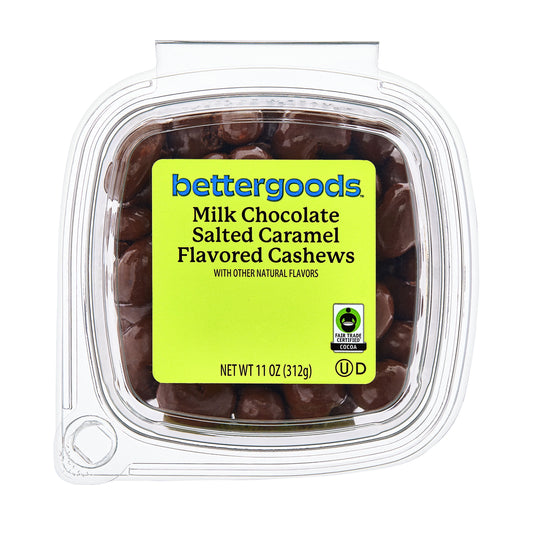 bettergoods Milk Chocolate Salted Caramel Flavored Cashews, 11 oz