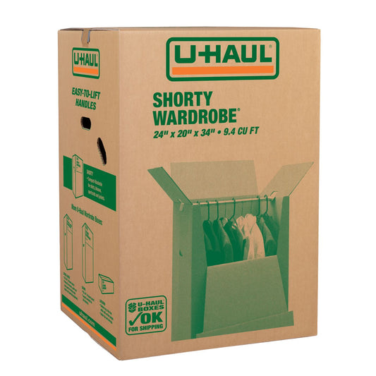 Double-Walled Shorty Wardrobe® Moving Box | Pack of 2