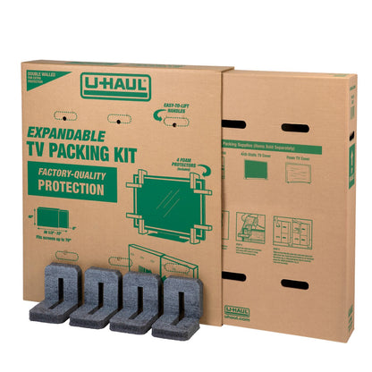 Heavy-Duty Expandable TV Moving Box - Extra-Large (Up to 86")