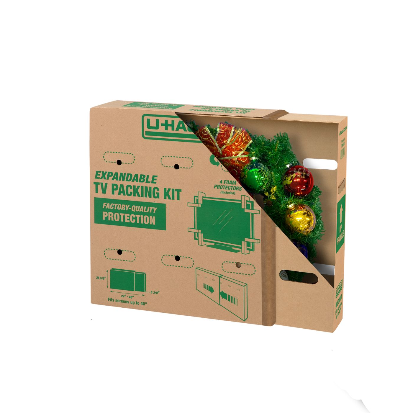 Heavy-Duty Expandable TV Moving Box - Medium (Under 40")