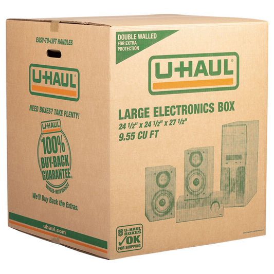 Double-Walled Large Electronics Moving Box | Pack of 2