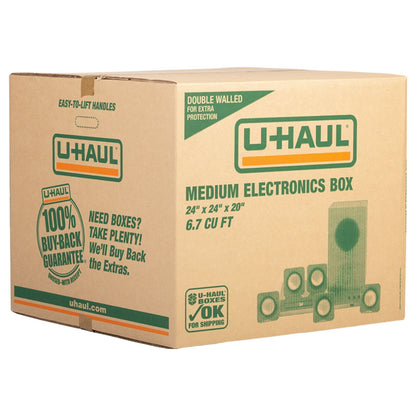 Double-Walled Medium Electronics Moving Box | Pack of 2