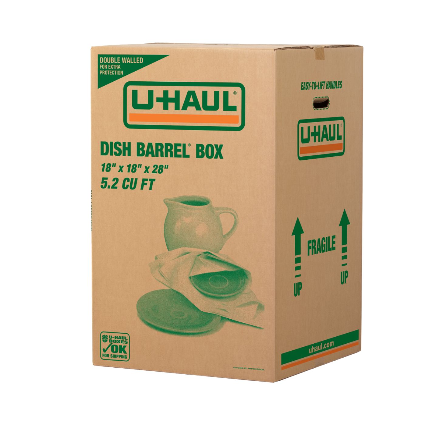 Double-Walled Dish Barrel® Box | Pack of 2
