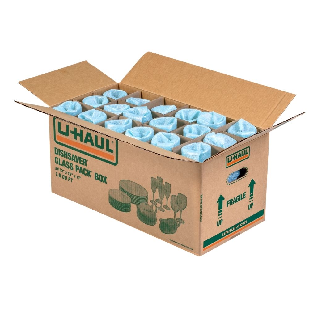 Glass Packing Kit With Moving Box | Pack of 2