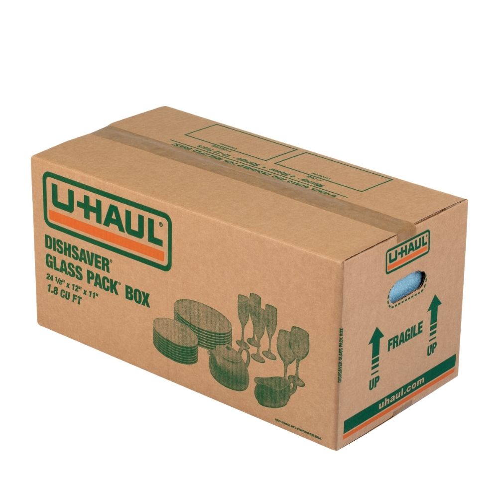Glass Packing Kit With Moving Box | Pack of 2