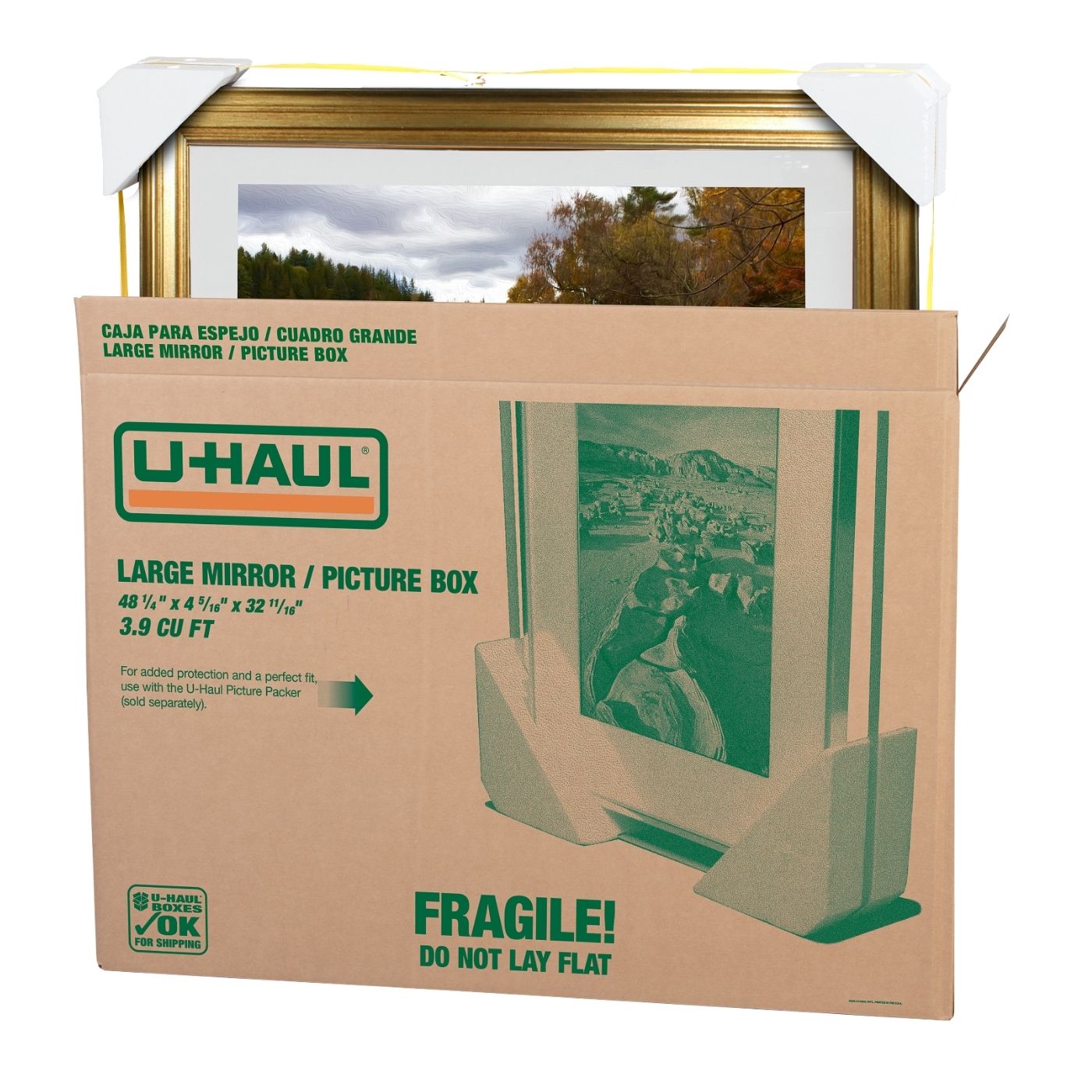 Large Mirror and Picture Moving Box | Pack of 2