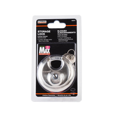 2-3/4” Discus Security Lock | Pack of 3