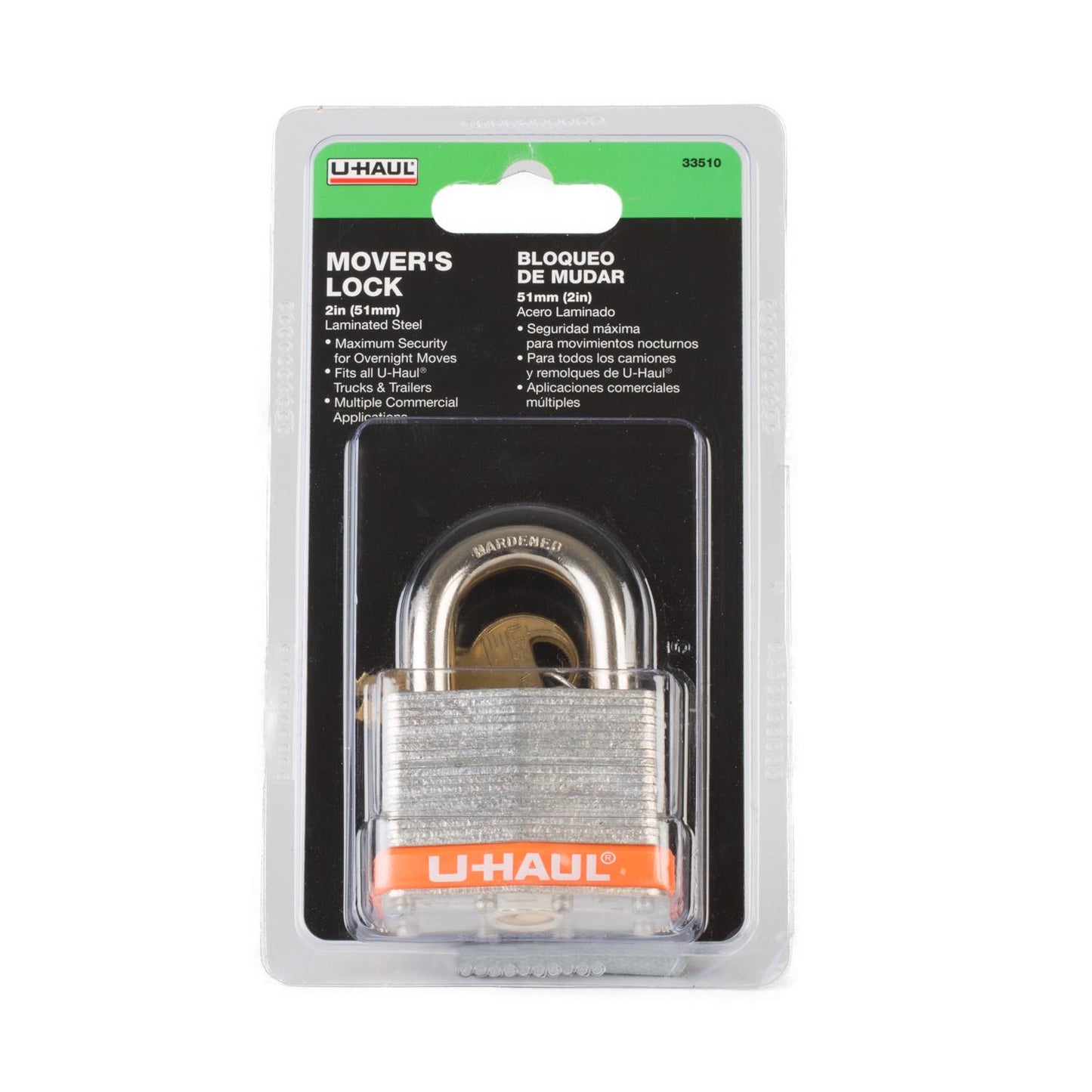 2" Maximum Security Steel Lock | Pack of 3