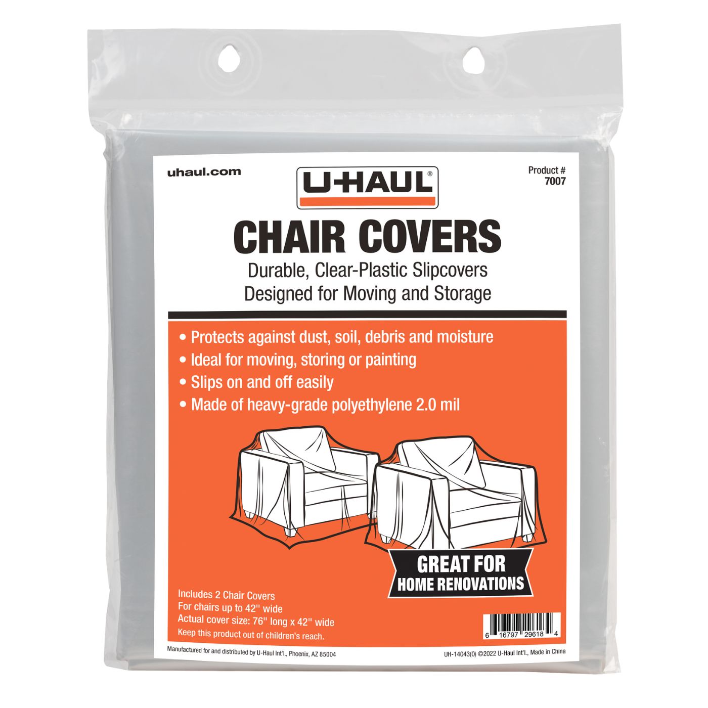Plastic Chair Cover | Pack of 2