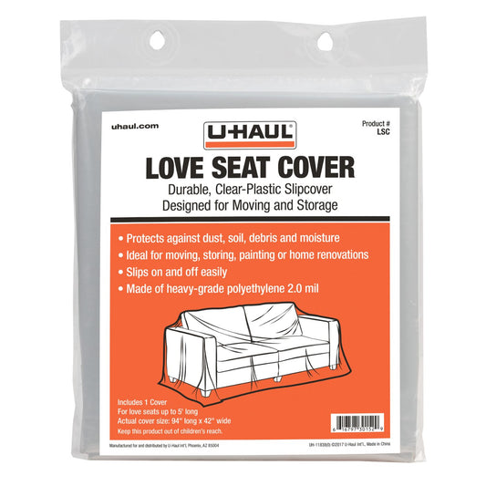 Plastic Love Seat Cover | Pack of 2