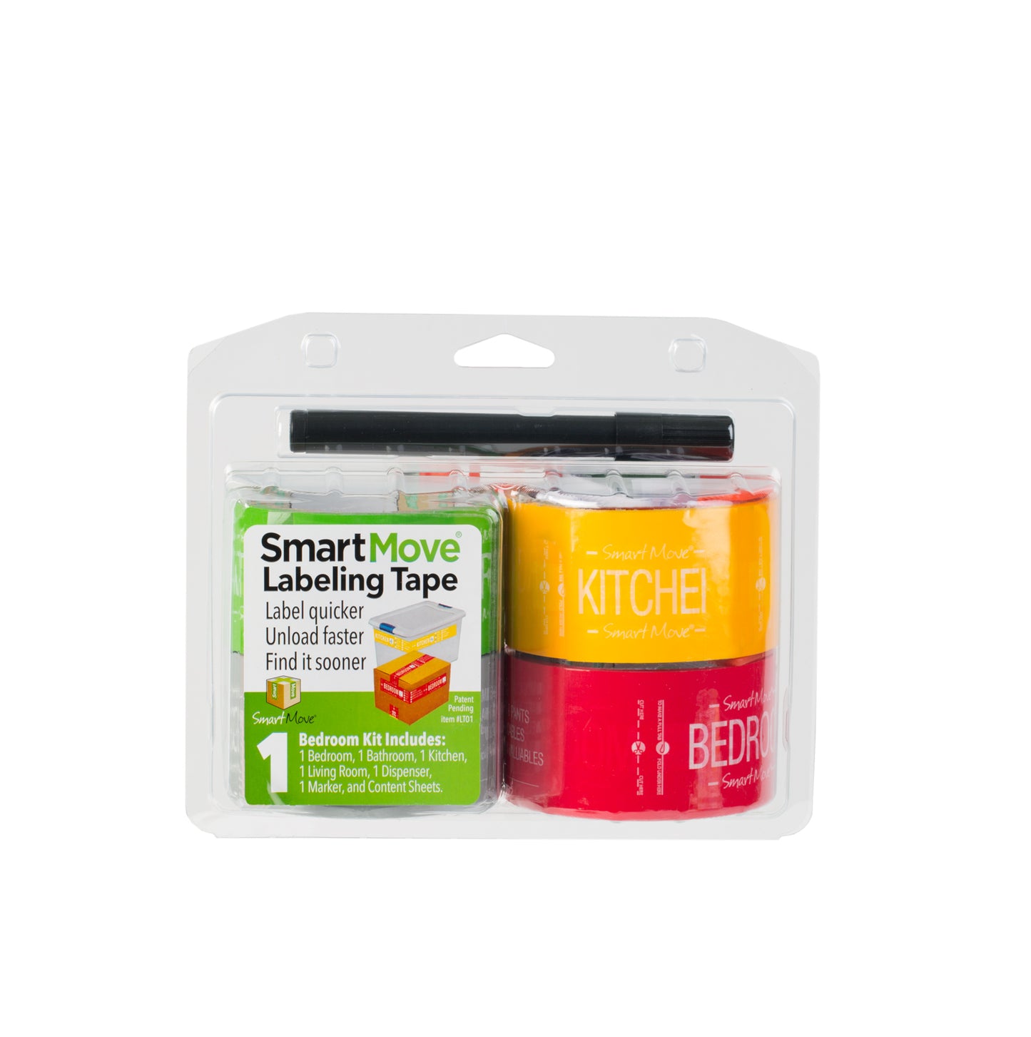 Smart Move Tape One Bedroom Kit | Pack of 2