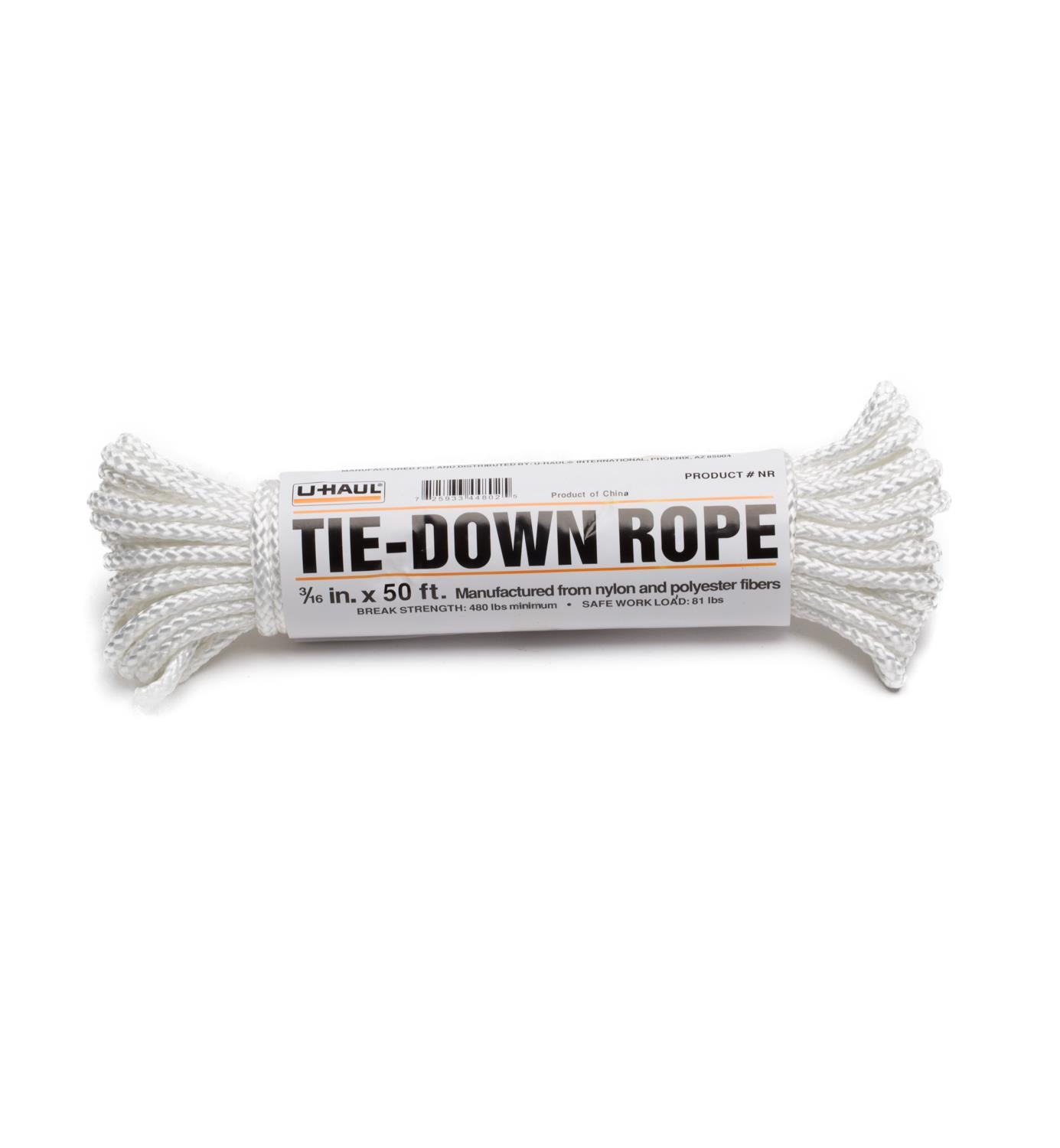 Nylon Tie-Down Rope (81-lb Workload) - 50 ft | Pack of 2