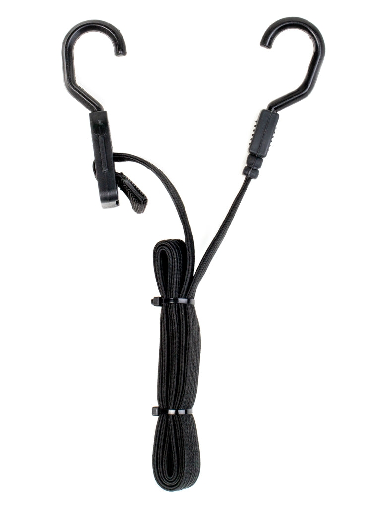 Adjustable Flat Bungee - Adjustable from 6” to 48” | Pack of 2