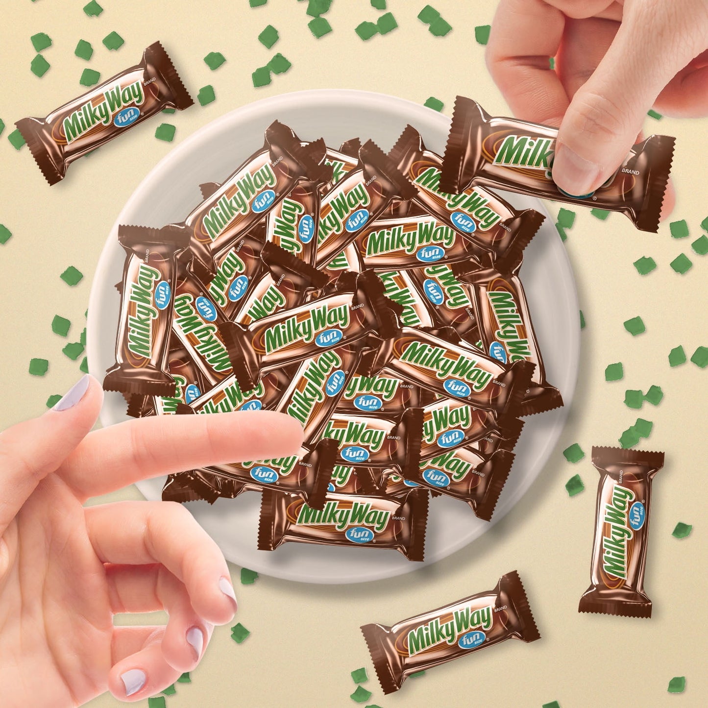 Milky Way Fun Size Milk Chocolate Candy Bars - 18.47 oz Bag