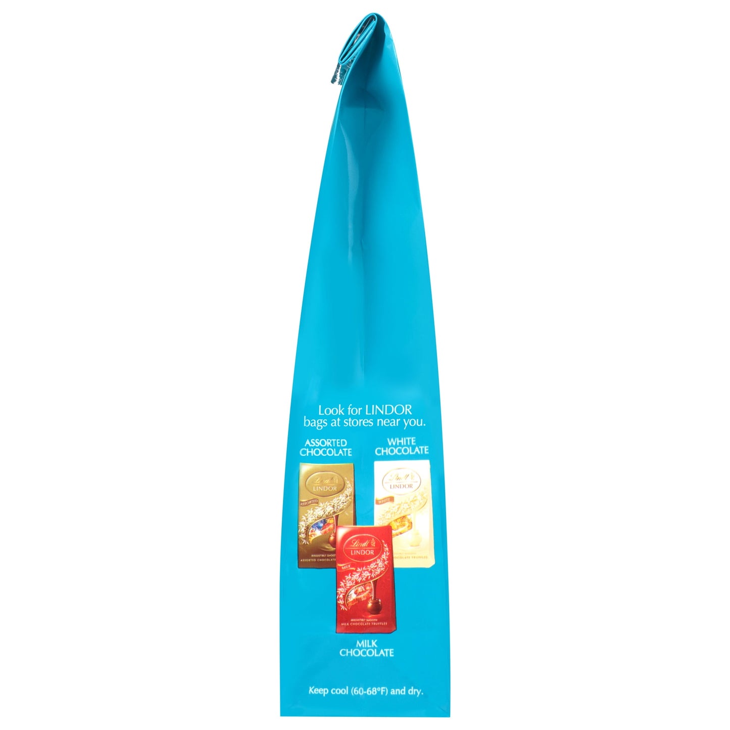 Lindt Lindor Sea Salt Milk Chocolate Candy Truffles, 5.1 oz. Bag