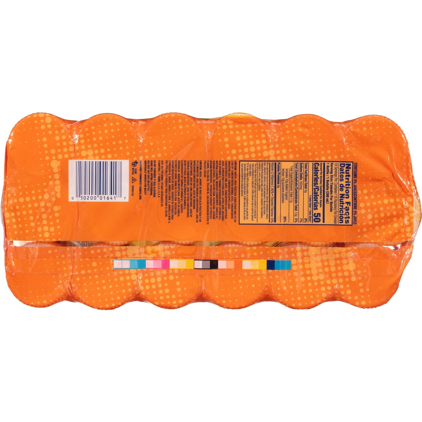 SUNNYD Tangy Original Shelf Stable Orange Juice Drink, 18 Count, 6.75